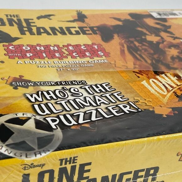 Disney THE LONE RANGER Puzzle 700-Piece‎ Building Game 27x20 NECA New/Sealed - Picture 3 of 6